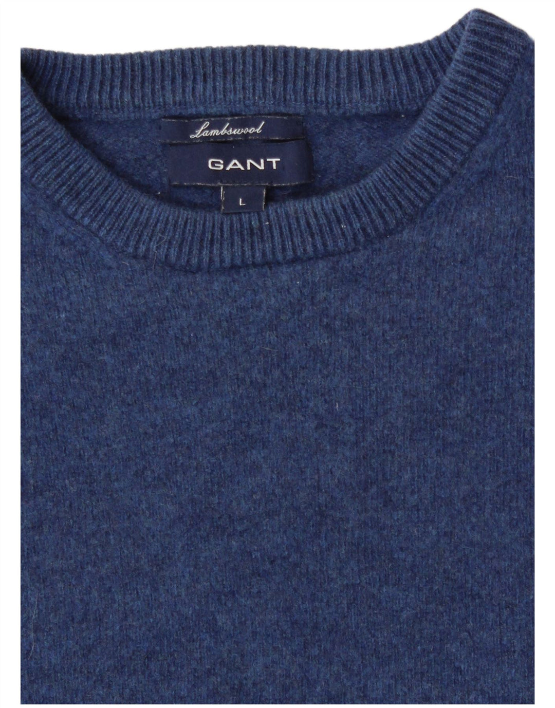 GANT Boys Crew Neck Jumper Sweater 12-13 Years Large Blue Lambswool