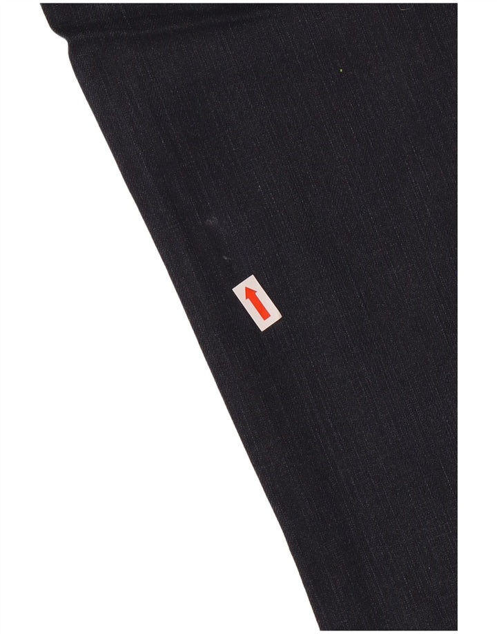 LEVI'S Mens Straight Jeans W33 L34 Navy Blue Cotton