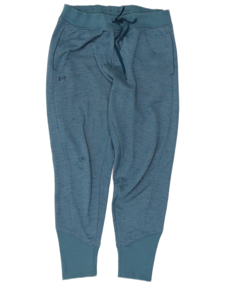 Under Armour Mens Cold Gear Tracksuit Trousers Joggers Small Blue Flecked