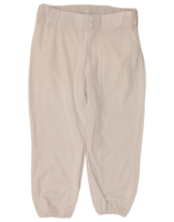 Russell Athletic Womens Joggers Capri Trousers Small W26 L17 White
