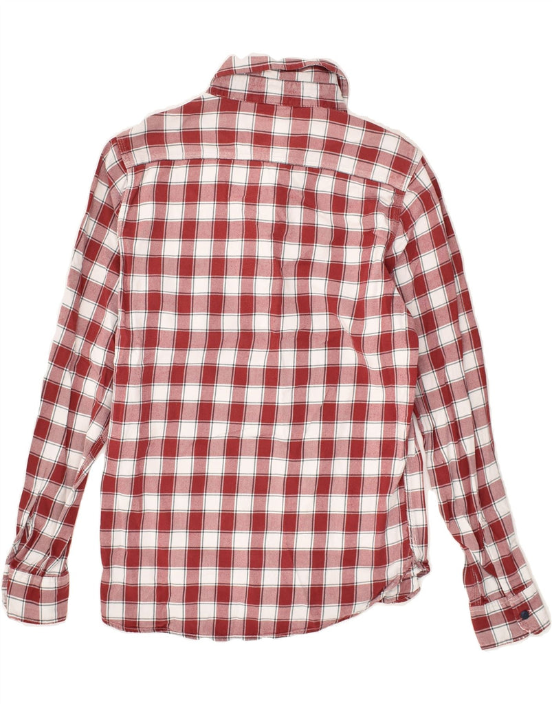 LEVI'S Mens Standard Fit Flannel Shirt Small Red Check | Vintage Levi's | Thrift | Second-Hand Levi's | Used Clothing | Messina Hembry 