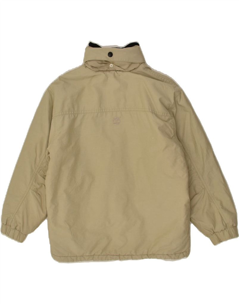 TIMBERLAND Boys Hooded Rain Jacket 9-10 Years Beige Cotton | Vintage Timberland | Thrift | Second-Hand Timberland | Used Clothing | Messina Hembry 