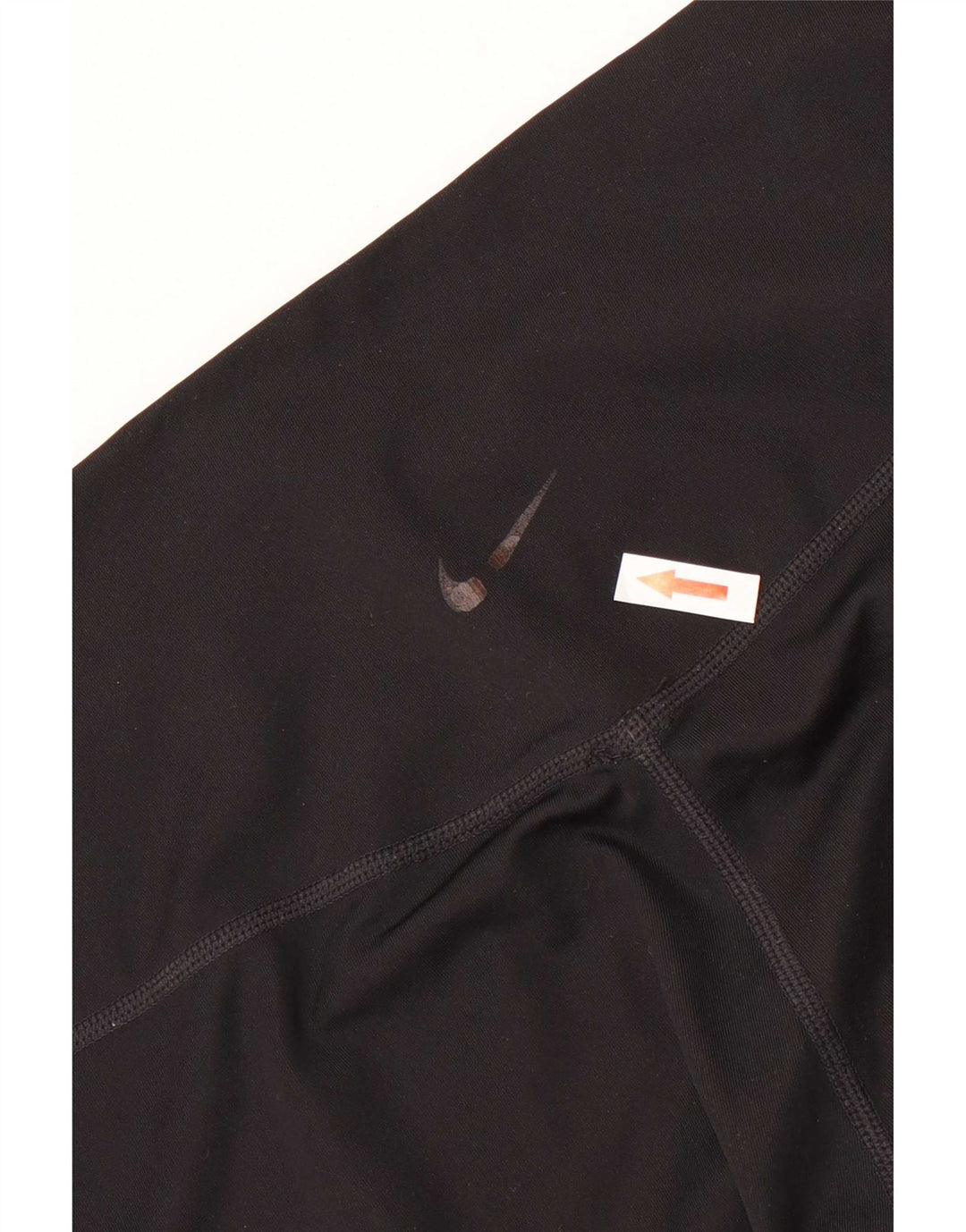 Nike Womens Dri Fit Graphic Leggings UK 14 Large  Black Polyester