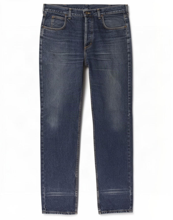 Lee Mens Chicago Straight Jeans W38 L36 Blue Cotton