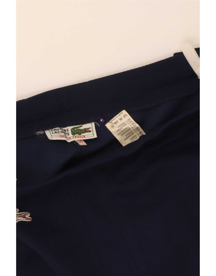 Lacoste Womens Mini Skirt EU 38 Medium W24 Navy Blue Polyester