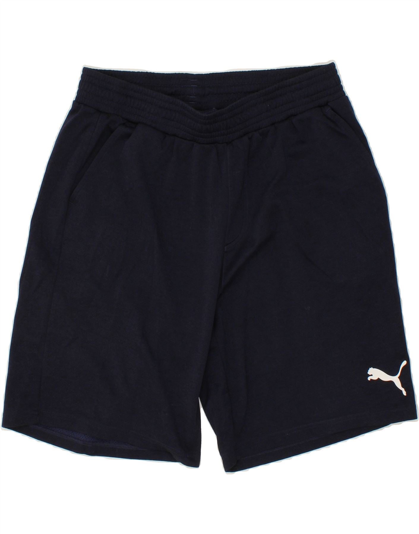 PUMA Mens Sport Shorts XL Navy Blue Vintage Second-Hand