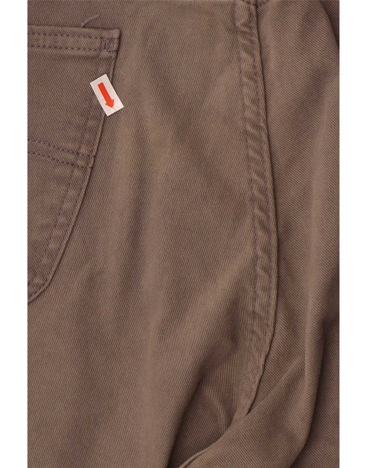 Lee Womens Brooklyn Straight Jeans W42 L30 Grey Cotton