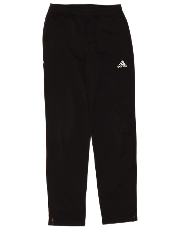 Adidas Boys Tracksuit Trousers 11-12 Years  Black Polyester