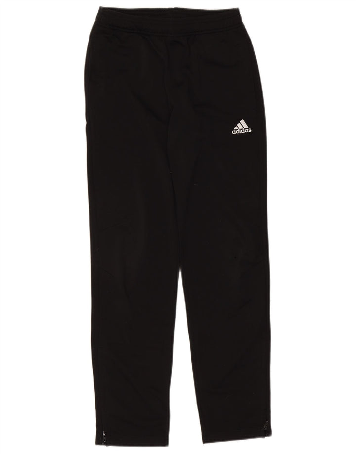 Adidas Boys Tracksuit Trousers 11-12 Years  Black Polyester