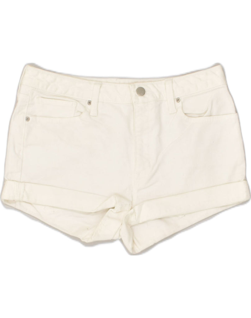 GAP Womens Slim Hot Pants W28 Medium White Cotton | Vintage Gap | Thrift | Second-Hand Gap | Used Clothing | Messina Hembry 