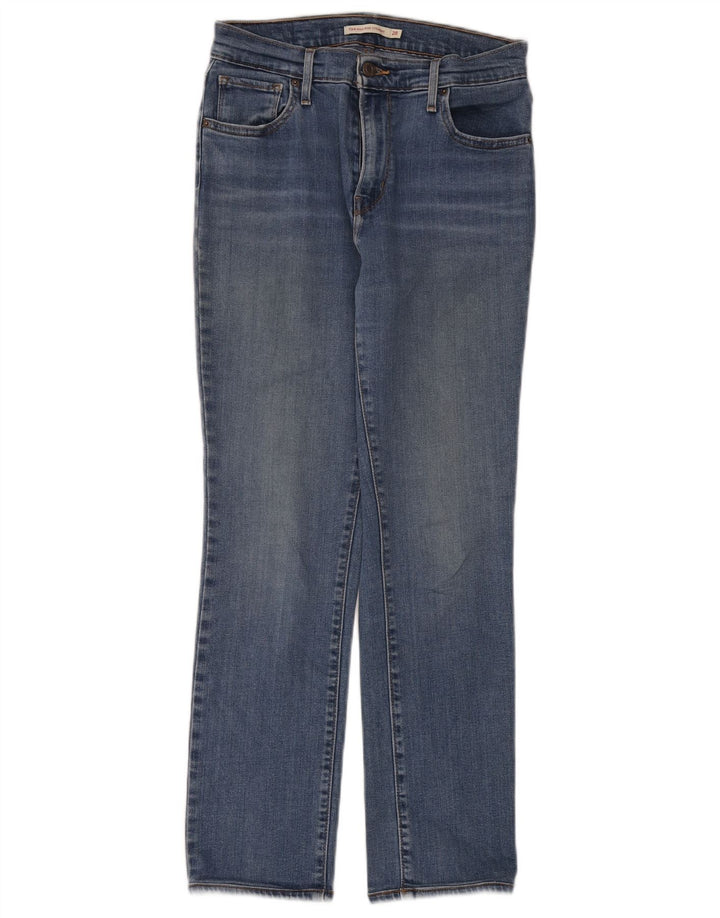 Levi's Womens 724 High Rise Straight Jeans W28 L28 Blue