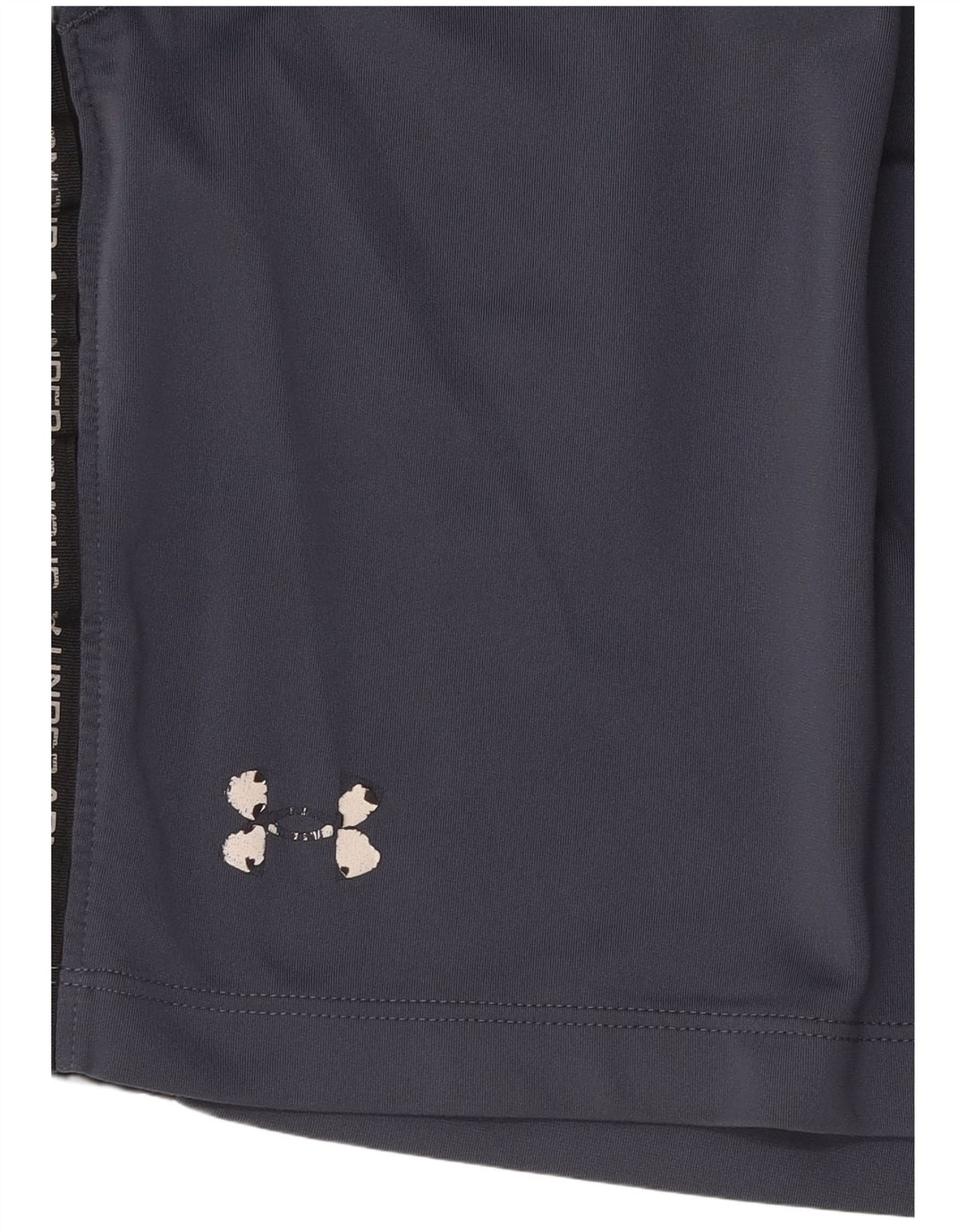 Under Armour Mens Graphic Sport Shorts Small Grey Colourblock Polyester
