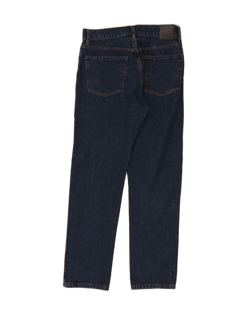 MASSIMO DUTTI Womens Straight Jeans EU 40 Medium W30 L30 Navy Blue Cotton Vintage Massimo Dutti and Second-Hand Massimo Dutti from Messina Hembry 