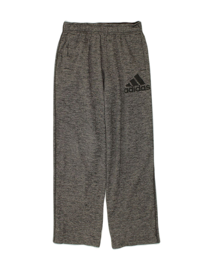 ADIDAS Mens Tracksuit Trousers Medium Grey Flecked Polyester | Vintage Adidas | Thrift | Second-Hand Adidas | Used Clothing | Messina Hembry 