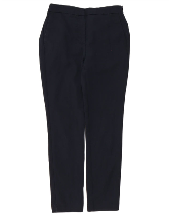 Zara Womens Slim Chino Trousers Small W26 L26 Navy Blue