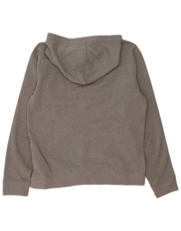 Under Armour Boys Hoodie Jumper 13-14 Years XL Grey Colourblock