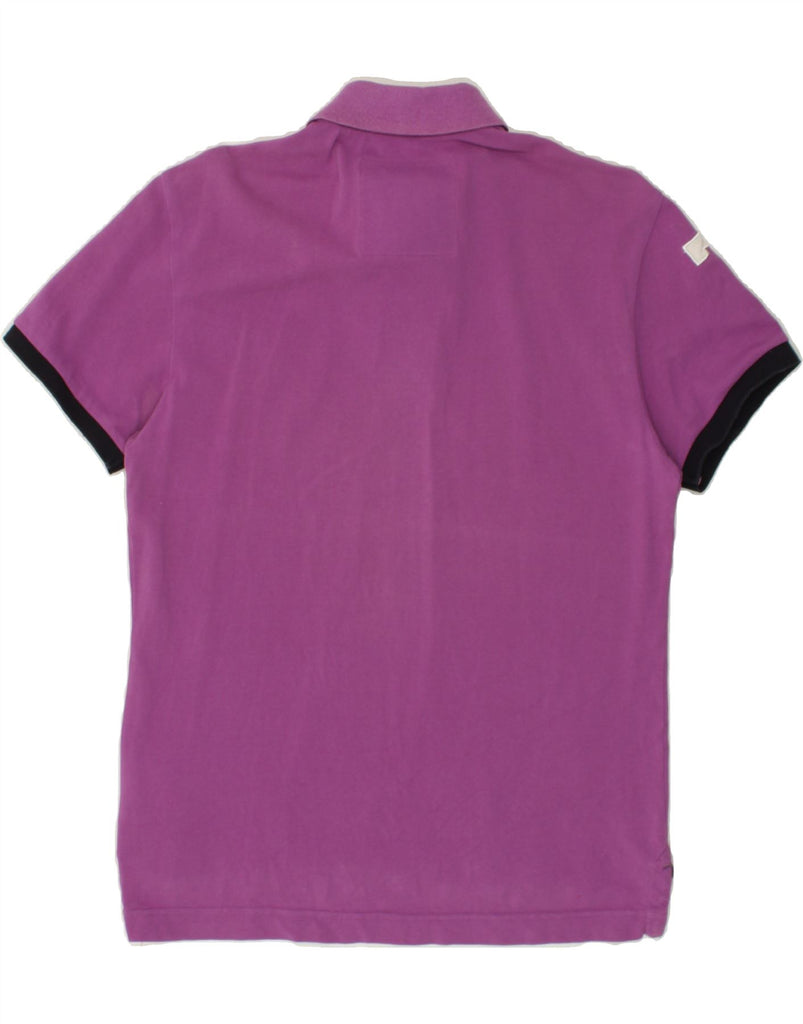 HENRY COTTONS Mens Slim Fit Rugby Polo Shirt Medium Purple Cotton | Vintage Henry Cottons | Thrift | Second-Hand Henry Cottons | Used Clothing | Messina Hembry 