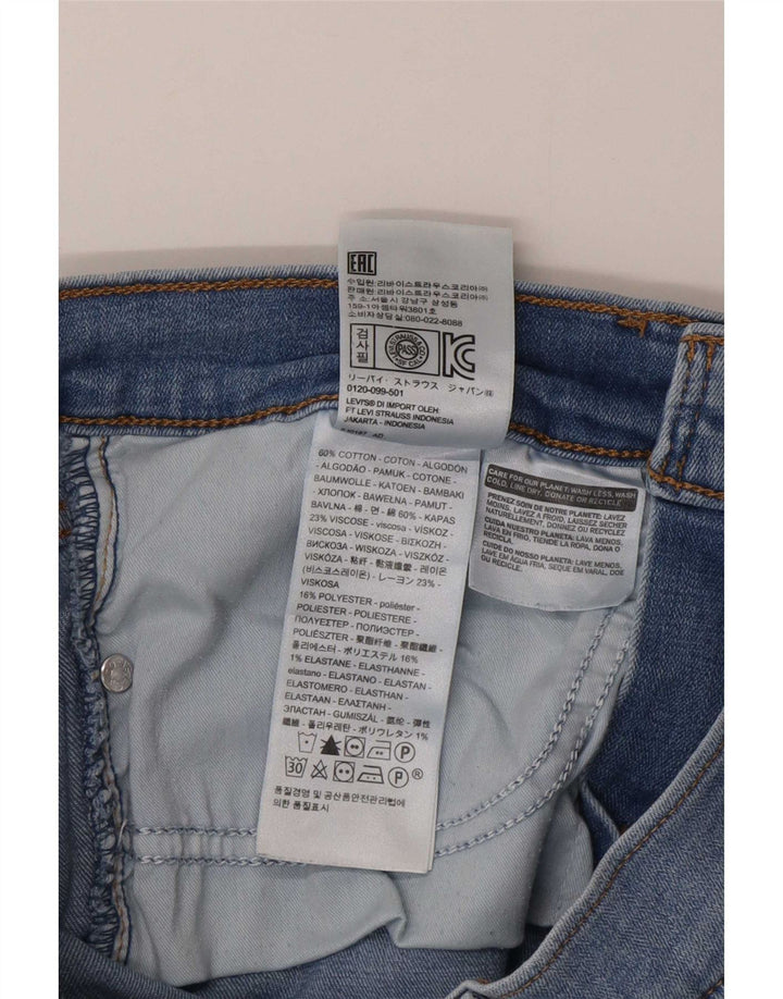 Levi's Womens 312 Shaping Slim Jeans W28 L27 Blue Cotton