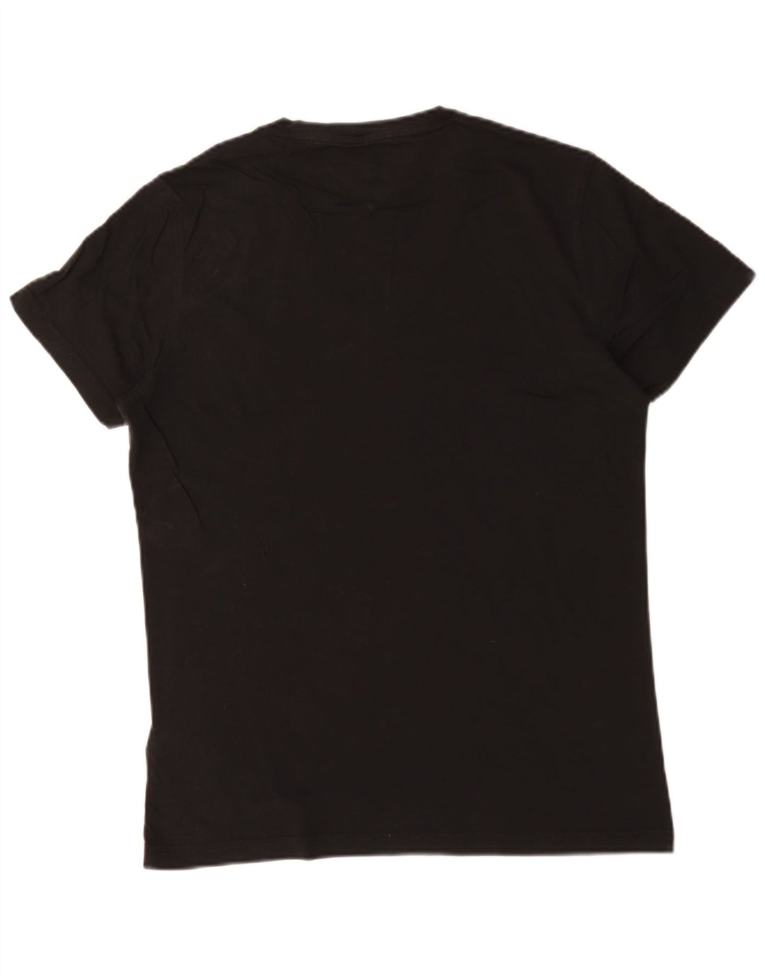 Tommy Hilfiger Mens T-Shirt Top Medium Black Cotton