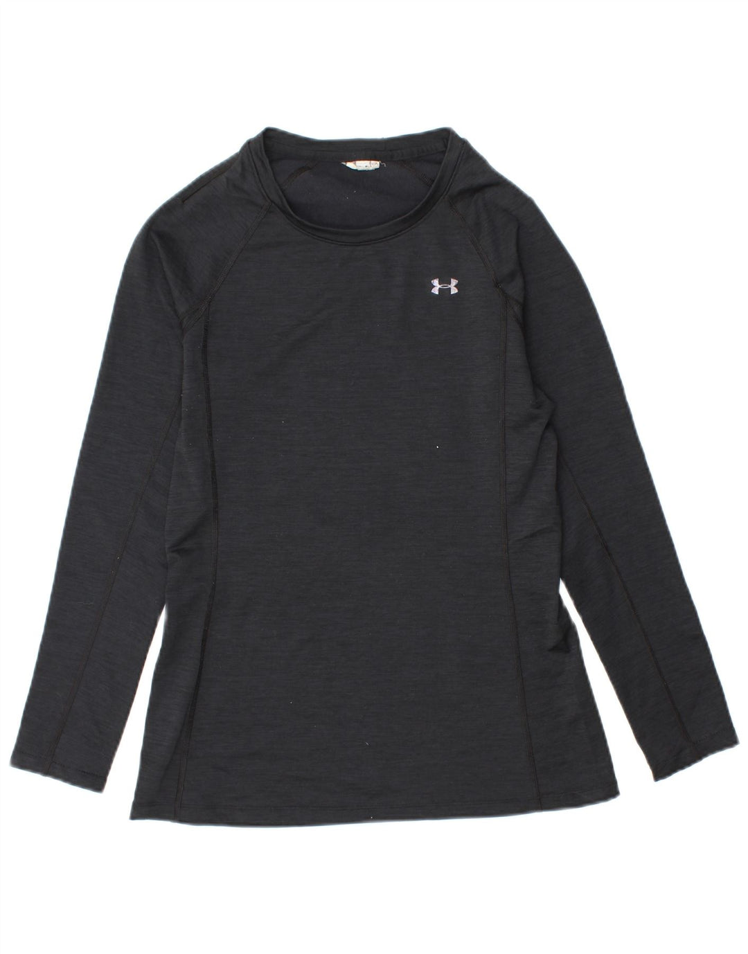 UNDER ARMOUR Womens Top Long Sleeve UK 12 Medium Black