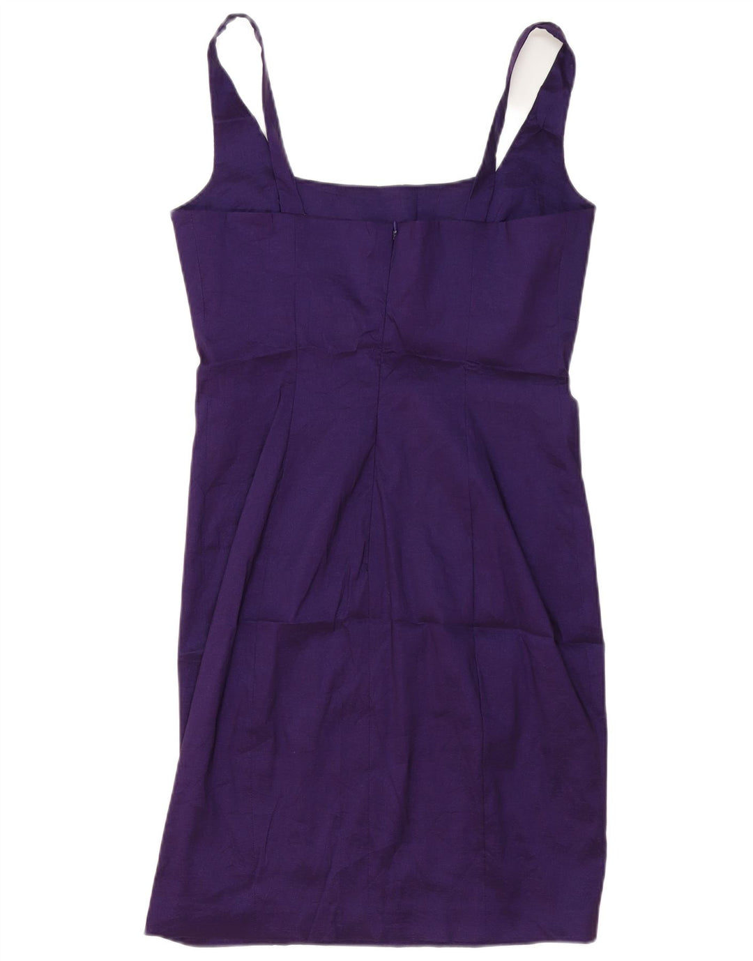 CALVIN KLEIN Womens Sleeveless Sheath Dress US 10 Large Purple Polyester