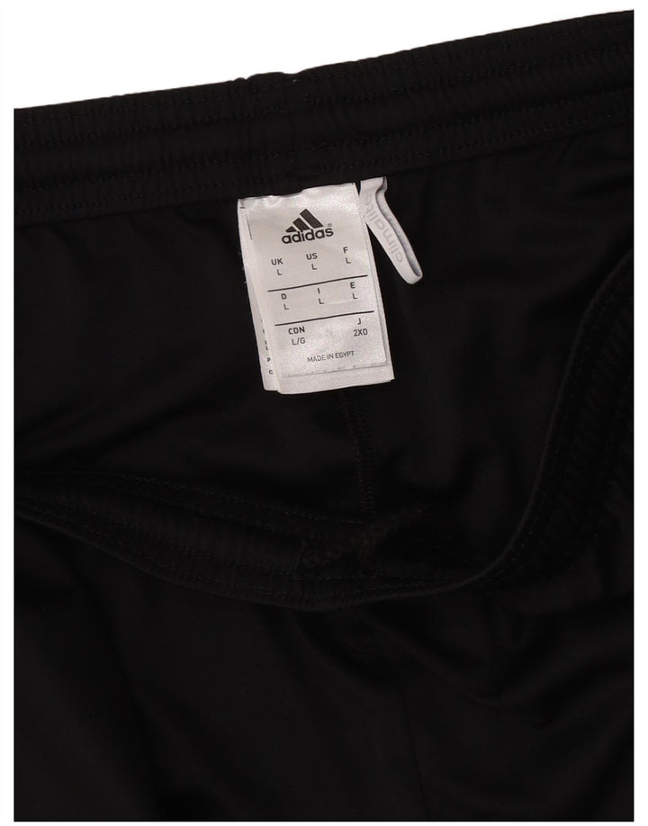 ADIDAS Mens Climalite Sport Shorts Large  Black Polyester