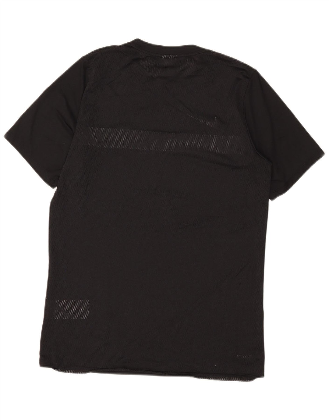 Nike Mens T-Shirt Top Medium Black Colourblock Polyester