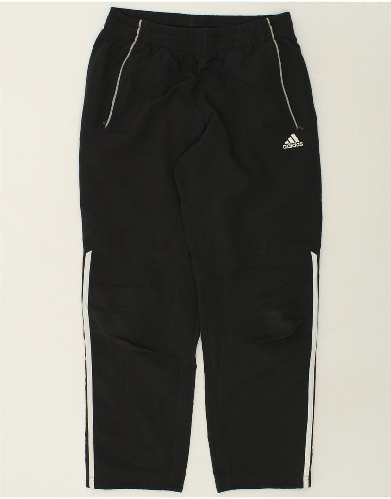 ADIDAS Mens Tracksuit Trousers Small Black Polyester | Vintage Adidas | Thrift | Second-Hand Adidas | Used Clothing | Messina Hembry 