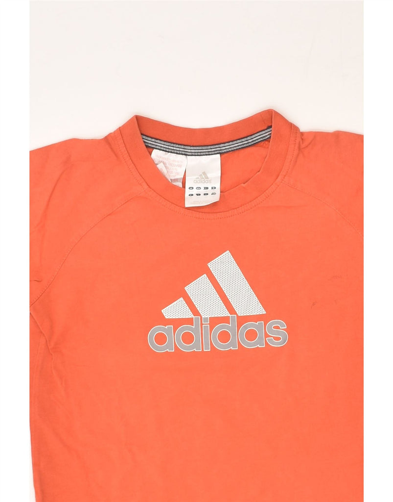 ADIDAS Boys Graphic T-Shirt Top 5-6 Years Orange Cotton | Vintage Adidas | Thrift | Second-Hand Adidas | Used Clothing | Messina Hembry 