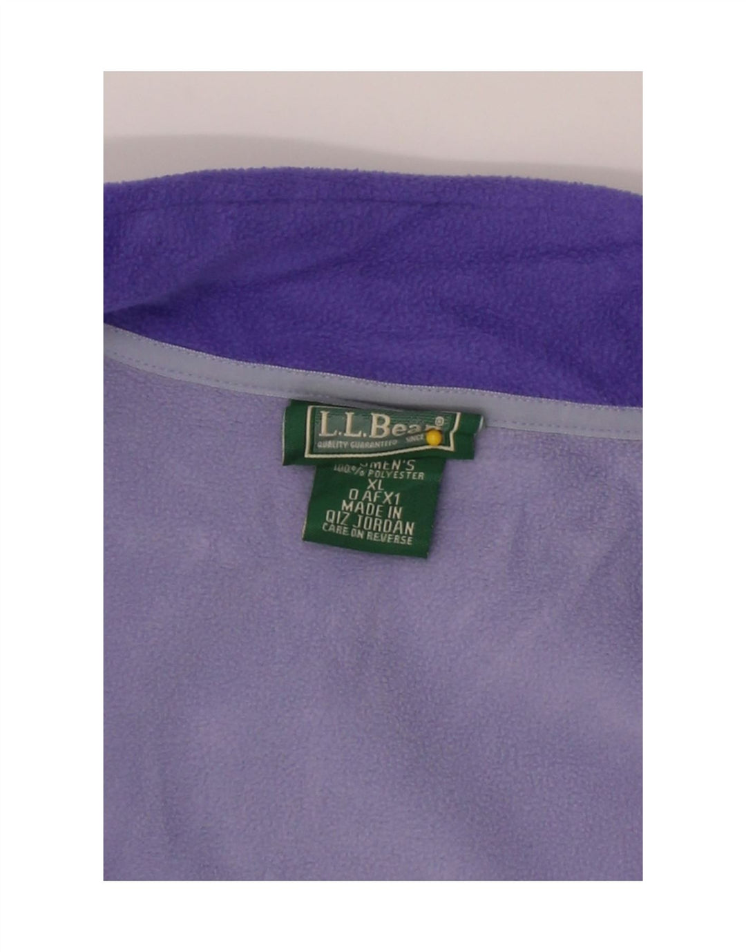L.L.BEAN Womens Polartec Fleece Jacket UK 18 XL Purple Polyester Vintage L.L.Bean and Second-Hand L.L.Bean from Messina Hembry 