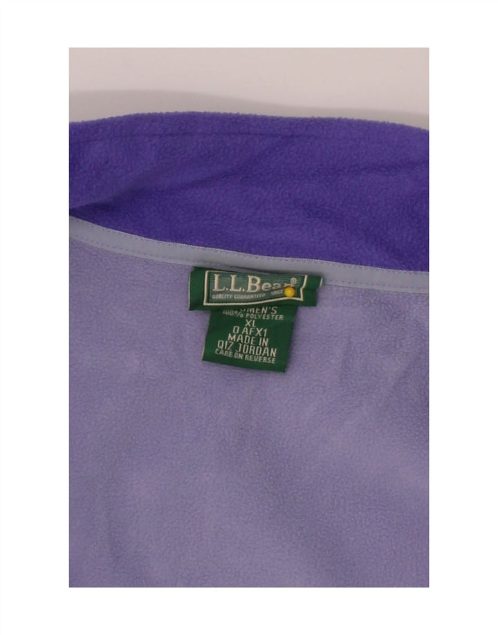 L.L.BEAN Womens Polartec Fleece Jacket UK 18 XL Purple Polyester Vintage L.L.Bean and Second-Hand L.L.Bean from Messina Hembry 