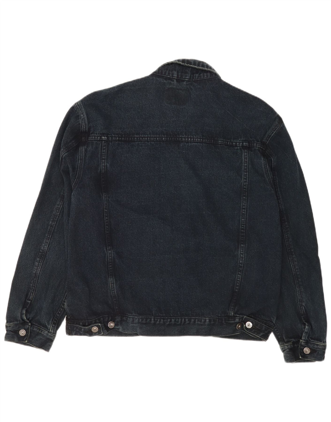 Duke Mens Denim Jacket UK 42 XL Navy Blue Cotton Classic