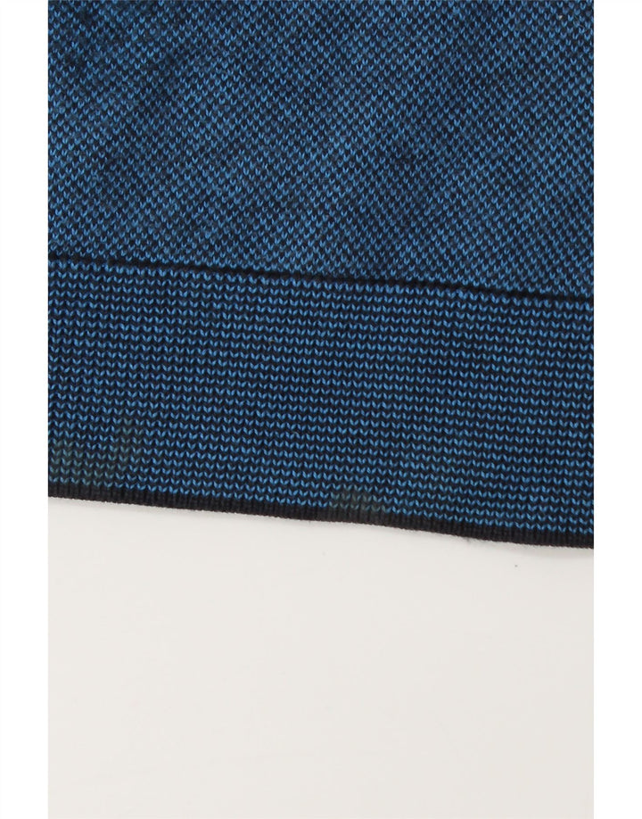 Marks & Spencer Mens Tailored Fit Crew Neck Jumper Sweater Large Blue