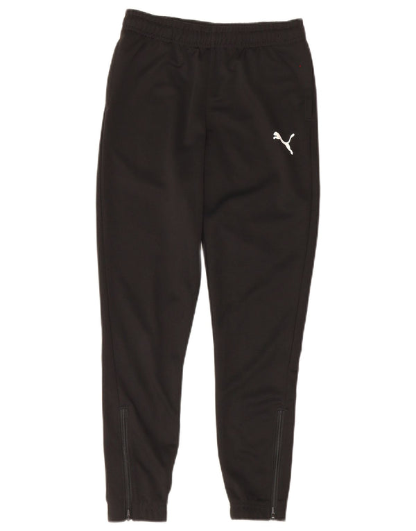 Puma Boys Tracksuit Trousers Joggers 9-10 Years Black