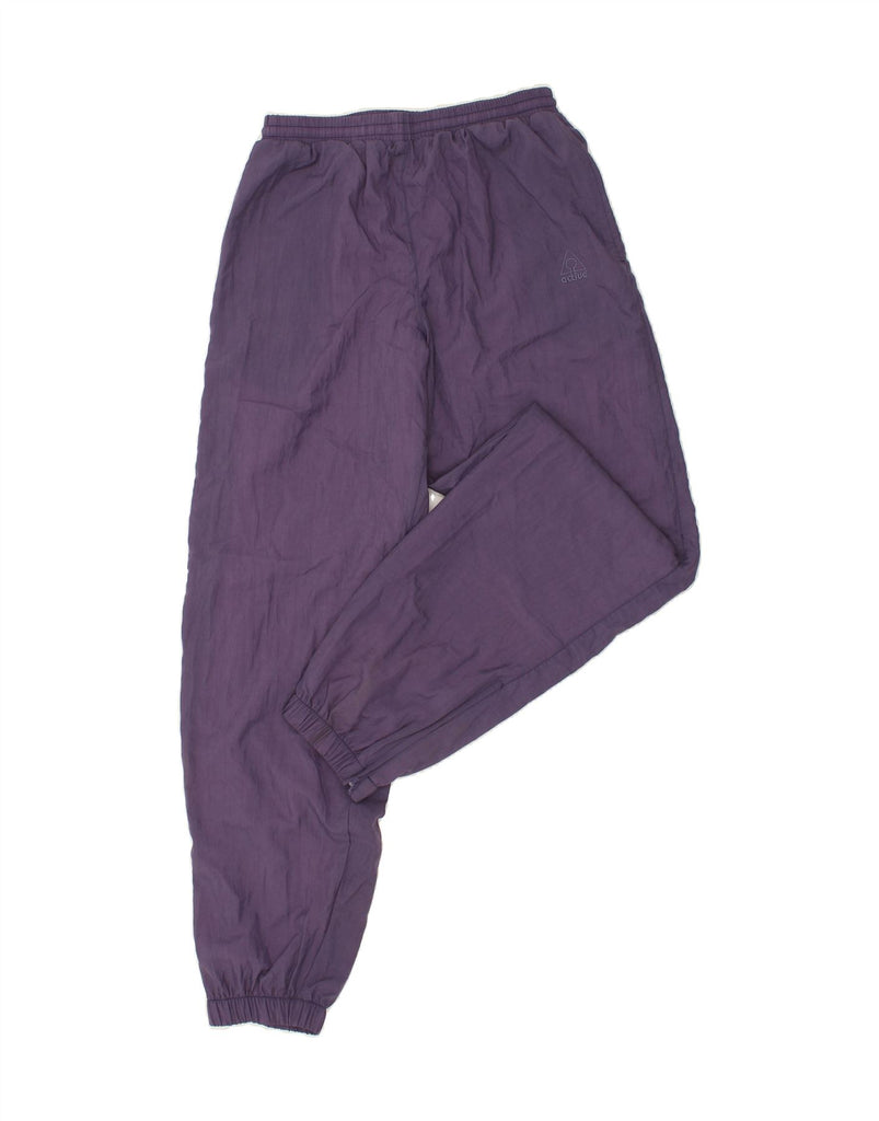 ACTIVE Womens Tracksuit Trousers Joggers UK 12 Medium Purple Polyamide Vintage Active and Second-Hand Active from Messina Hembry 