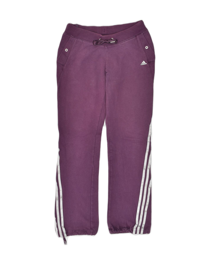 ADIDAS Womens Tracksuit Trousers Joggers UK 8 Small  Purple Cotton | Vintage Adidas | Thrift | Second-Hand Adidas | Used Clothing | Messina Hembry 