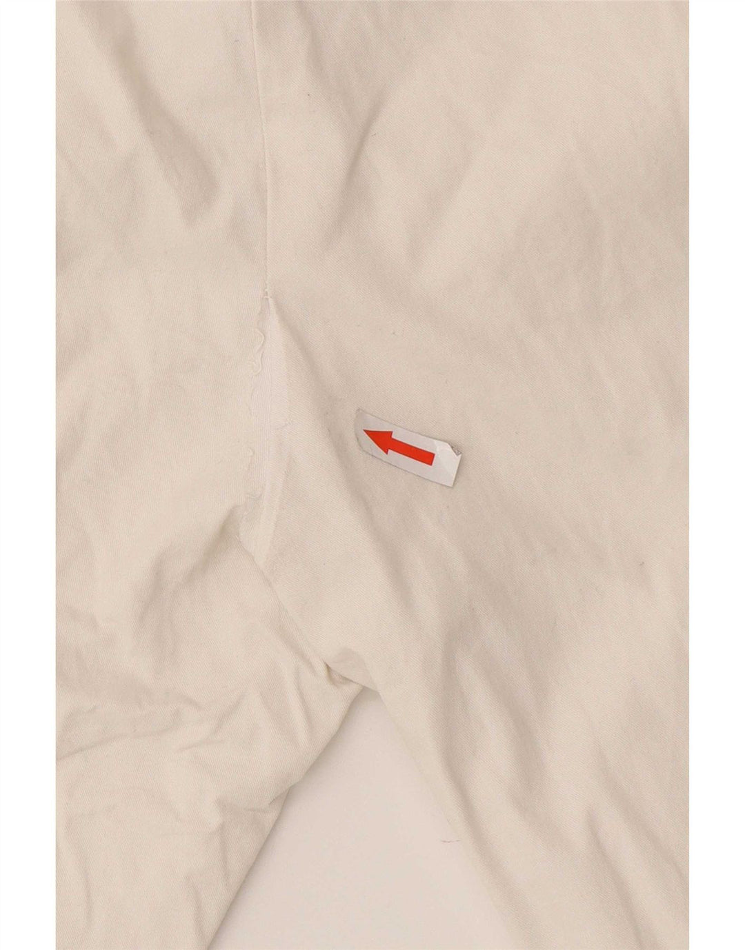Zara Womens Slim Chino Trousers Medium W32 L30 White Cotton