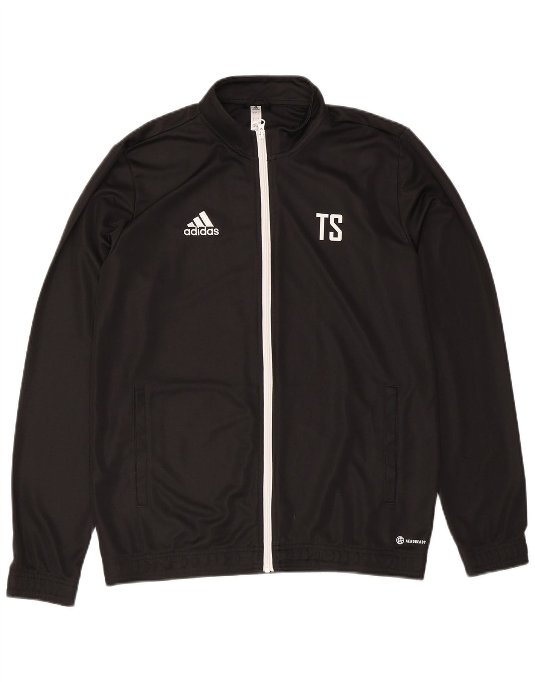 Adidas Mens Aeroready Graphic Tracksuit Top Jacket Large Black Colourblock