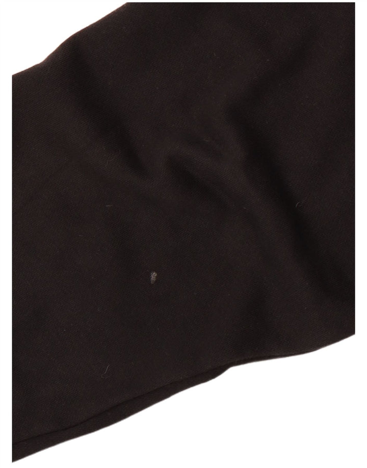 NIKE Mens Zip Hoodie Sweater XL Black Cotton