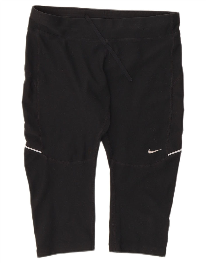 Nike Womens Capri Leggings UK 14 Medium Black Sports