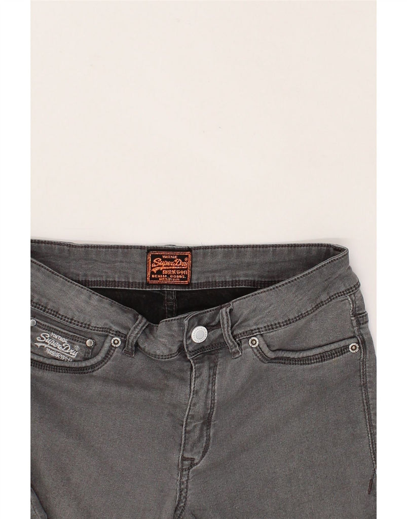 SUPERDRY Womens Skinny Jeans W28 L29 Grey Cotton Vintage Superdry and Second-Hand Superdry from Messina Hembry 