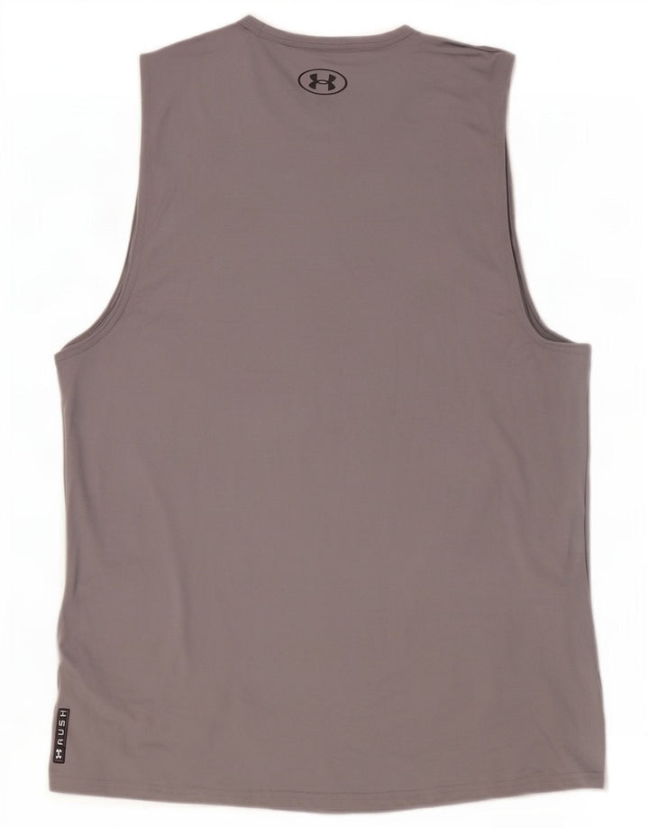 Under Armour Mens Vest Top Medium Grey Polyester