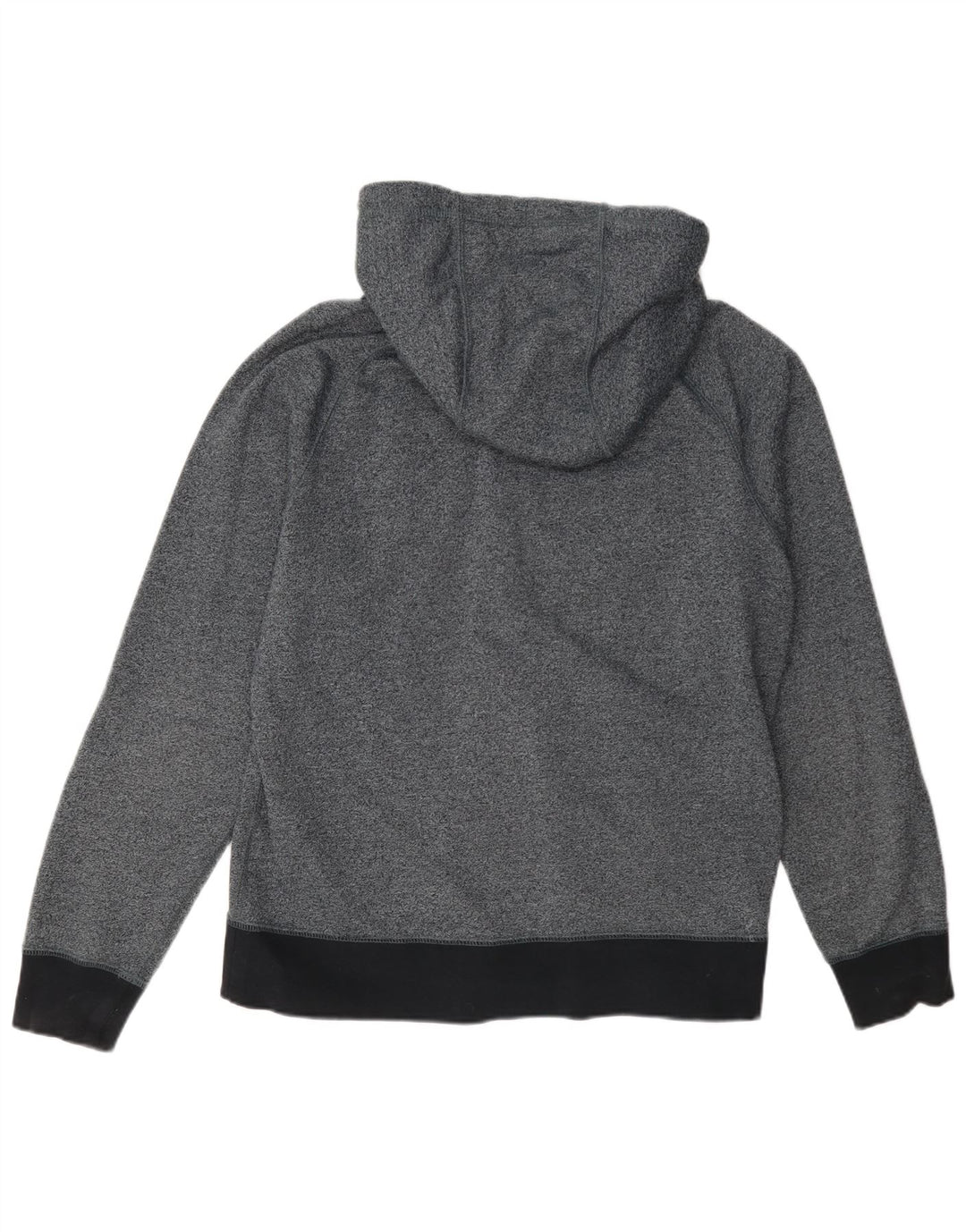 Nike Mens Zip Hoodie Sweater Medium Navy Blue Flecked Cotton