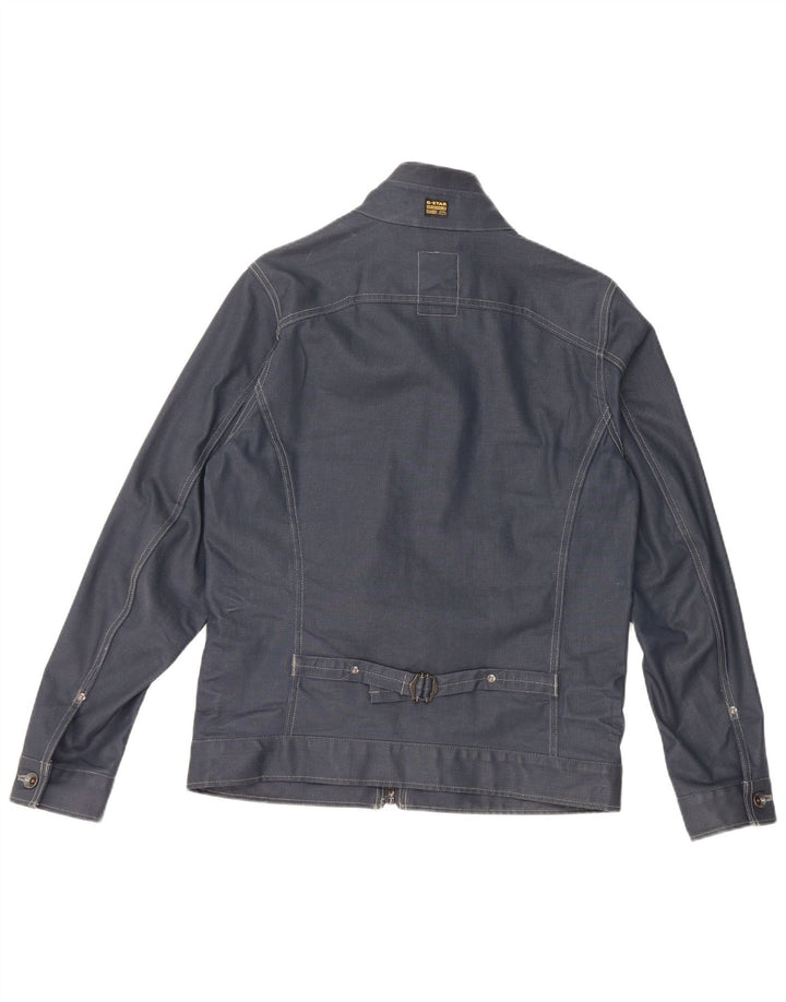 G-Star Mens Denim Jacket UK 40 Large Navy Blue