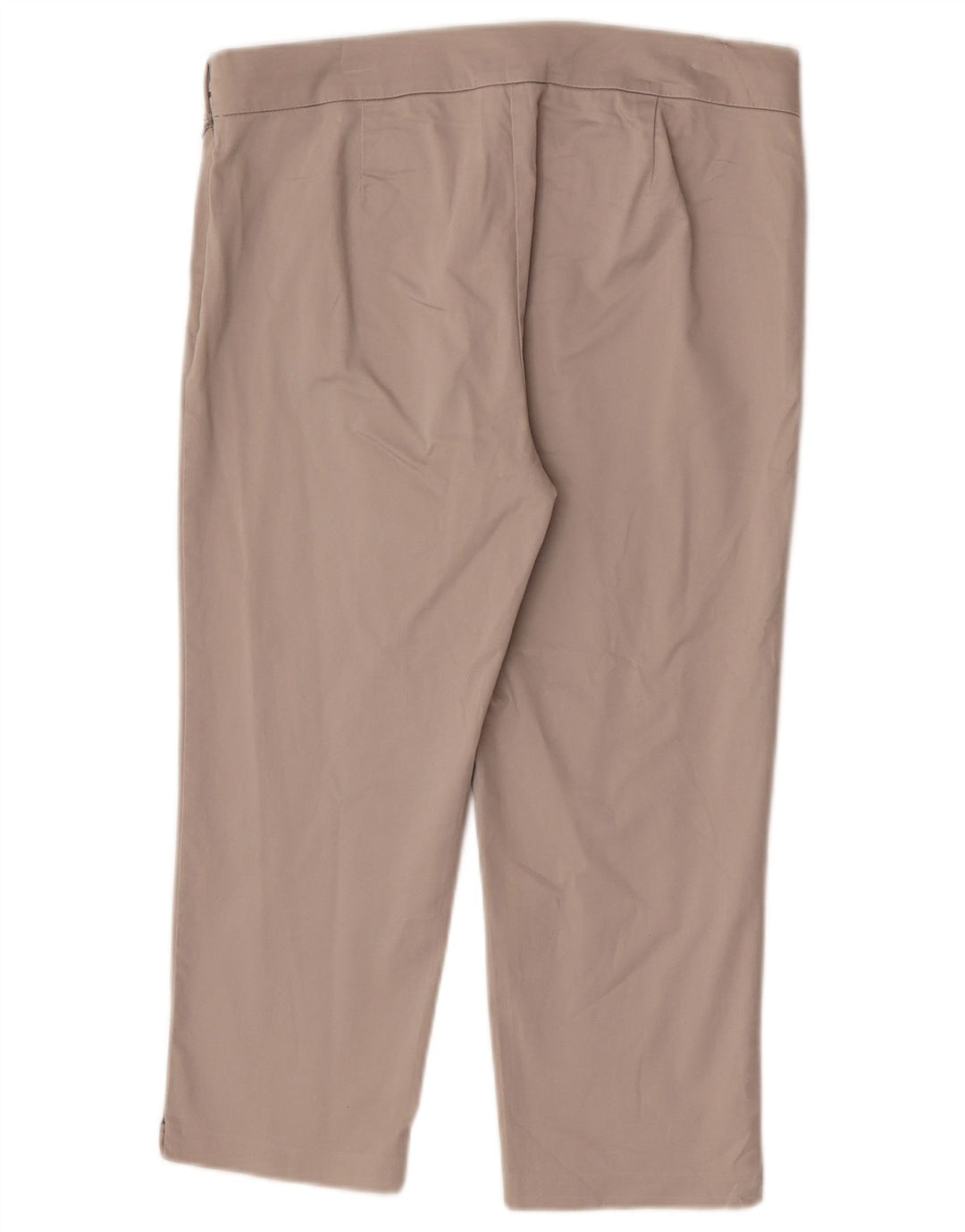 Marks & Spencer Womens Capri Trousers W30 L20 Beige Cotton