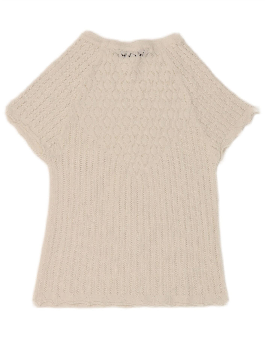 Zara Womens Crop Blouse Top UK 8 Small White