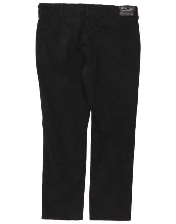Levi's Mens Signature Chino Trousers W38 L32 Black Cotton