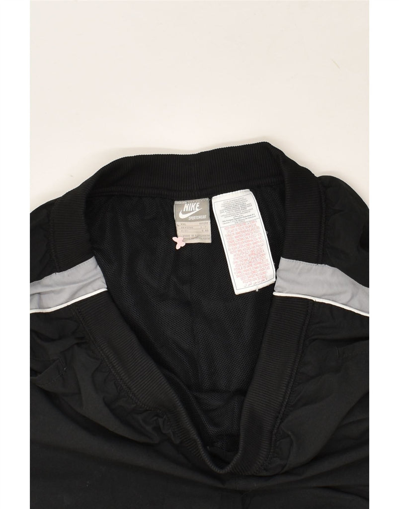 NIKE Mens Tracksuit Trousers XL Black Polyester | Vintage Nike | Thrift | Second-Hand Nike | Used Clothing | Messina Hembry 