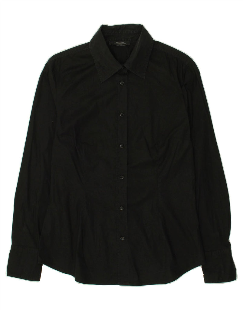 MAX MARA Womens Weekend Shirt UK 12 Medium Black Vintage Max Mara and Second-Hand Max Mara from Messina Hembry 