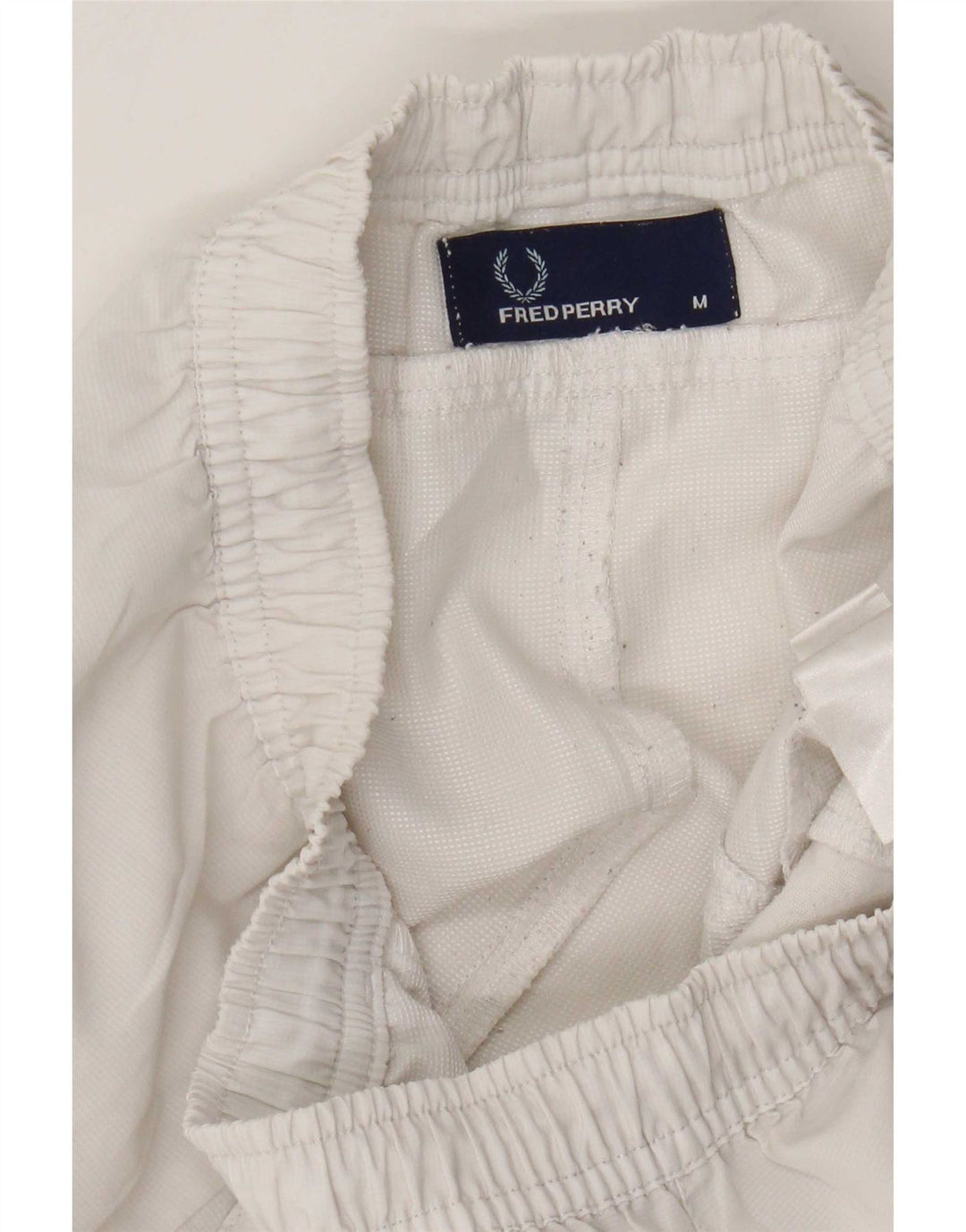 Fred Perry Mens Regular Fit Sport Shorts Medium White Polyester